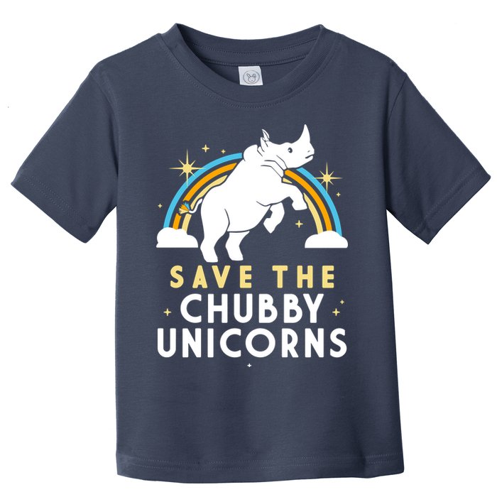 Save The Chubby Unicorns Toddler T-Shirt