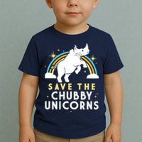 Save The Chubby Unicorns Toddler T-Shirt