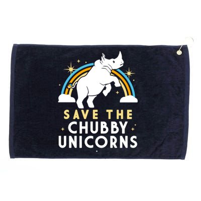 Save The Chubby Unicorns Grommeted Golf Towel