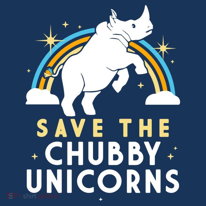 Save The Chubby Unicorns Short Acrylic Beanie