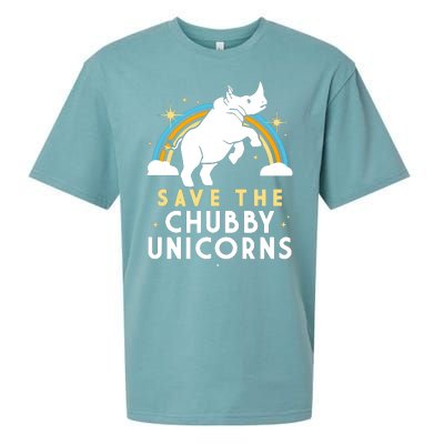 Save The Chubby Unicorns Sueded Cloud Jersey T-Shirt