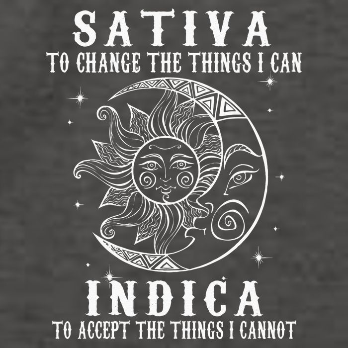 Sativa To Change The Things I Can Indica Cannabis Weed Vector Backpack