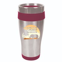 Save The Chubby Unicorns Fat Rhino Funny 16oz Travel Tumbler