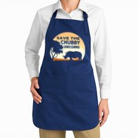 Save The Chubby Unicorns Fat Rhino Funny Apron