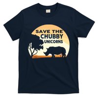 Save The Chubby Unicorns Fat Rhino Funny T-Shirt