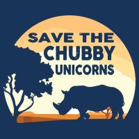 Save The Chubby Unicorns Fat Rhino Funny Hooded Wearable Blanket