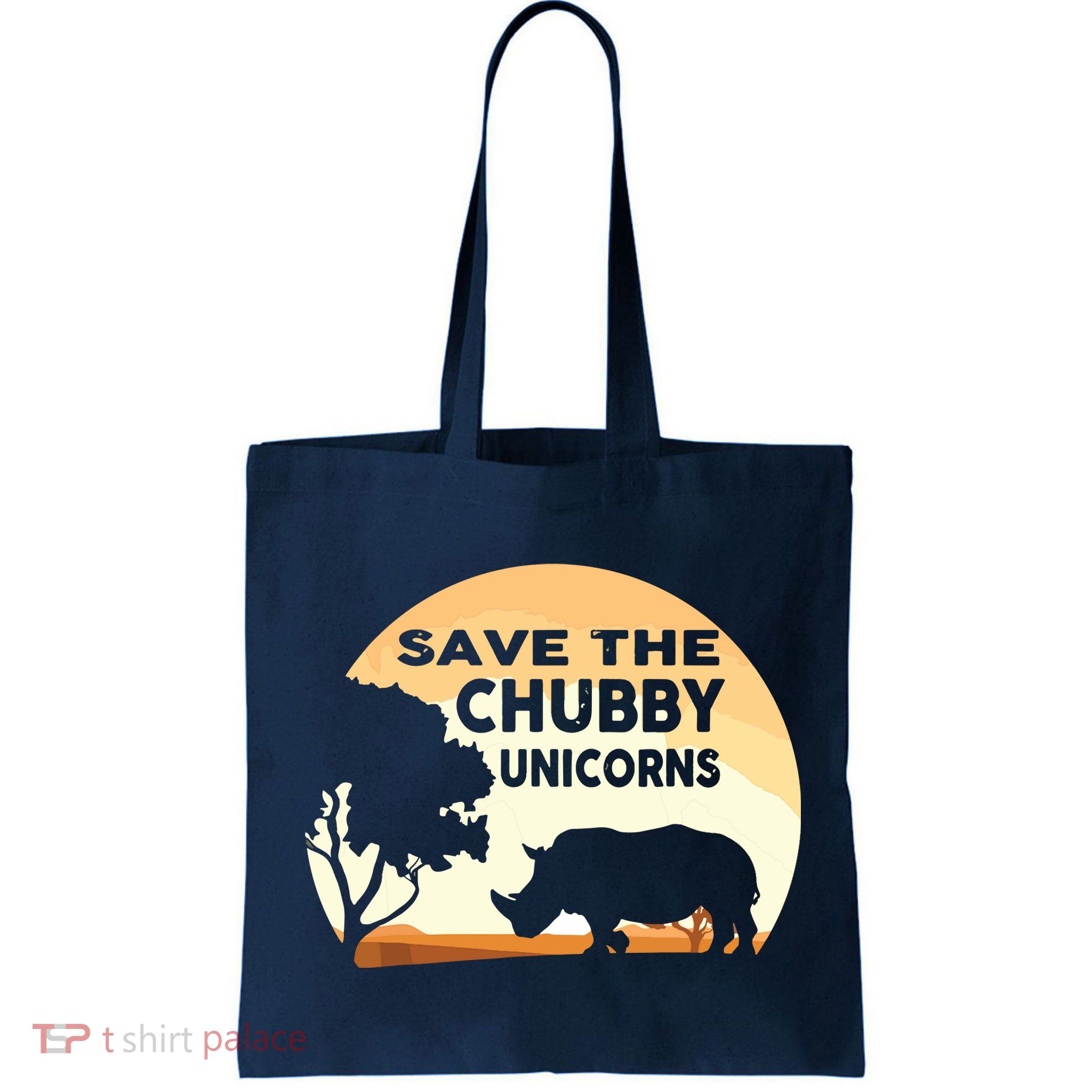 Save The Chubby Unicorns Fat Rhino Funny Bag