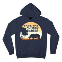 Save The Chubby Unicorns Fat Rhino Funny Tall Hoodie
