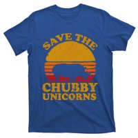 Save The Chubby Unicorns Retro Rhino Gift T-Shirt