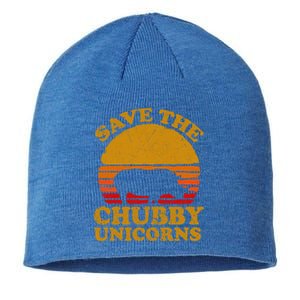 Save The Chubby Unicorns Retro Rhino Gift Sustainable Beanie