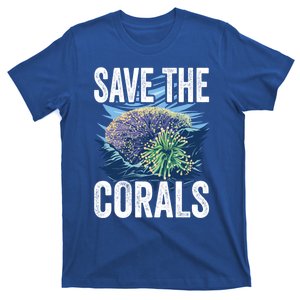 Save The Corals Coral Reefs Scuba Diver Marine Biologist Cool Gift T-Shirt