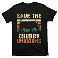 Save The Chubby Unicorns Zoologist Rhino Lover Rhinoceros T-Shirt