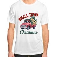 Small Town Christmas Holiday Red Truck Christmas Tree Adult ChromaSoft Performance T-Shirt