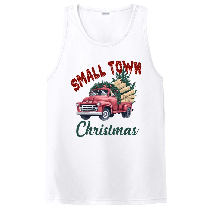 Small Town Christmas Holiday Red Truck Christmas Tree PosiCharge Competitor Tank