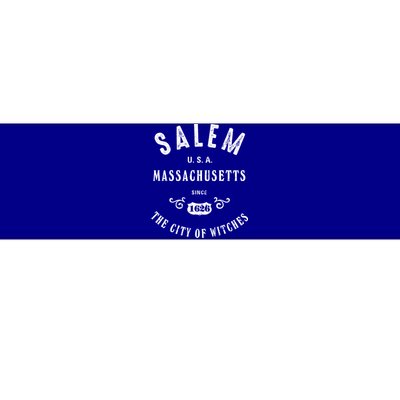 Salem The City Of Witches Massachusetts Vintage Gift Bumper Sticker