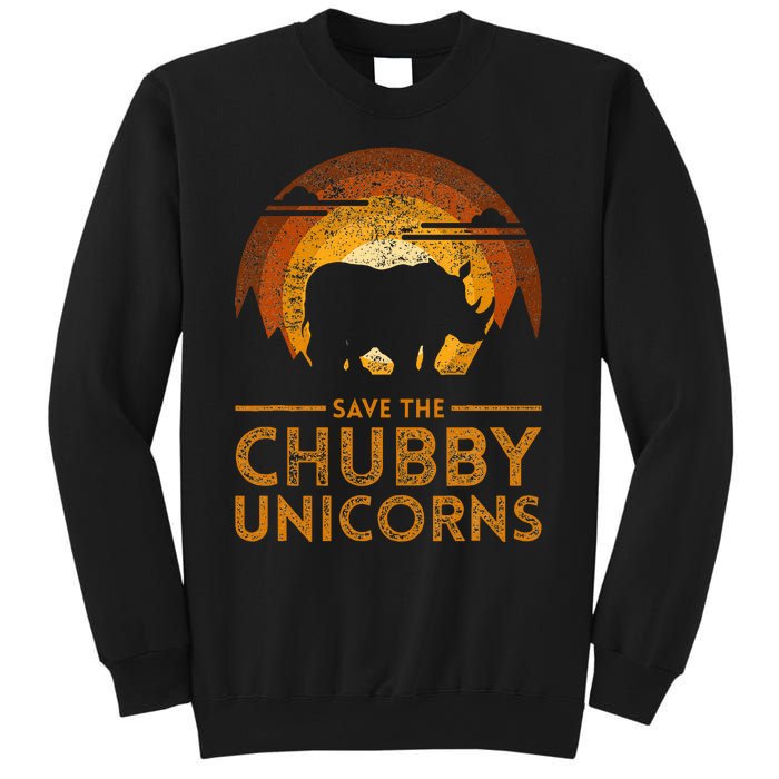 Save The Chubby Unicorns Rhino Sweatshirt