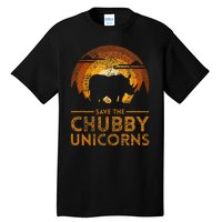 Save The Chubby Unicorns Rhino Tall T-Shirt