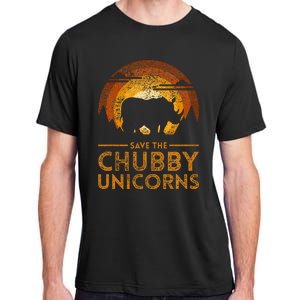 Save The Chubby Unicorns Rhino Adult ChromaSoft Performance T-Shirt