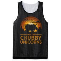 Save The Chubby Unicorns Rhino Mesh Reversible Basketball Jersey Tank