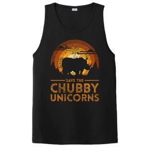 Save The Chubby Unicorns Rhino PosiCharge Competitor Tank