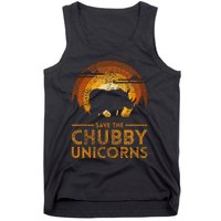 Save The Chubby Unicorns Rhino Tank Top