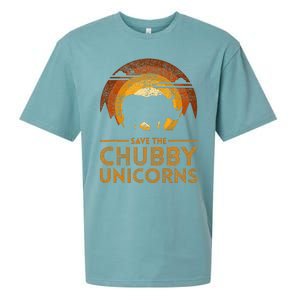 Save The Chubby Unicorns Rhino Sueded Cloud Jersey T-Shirt