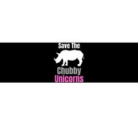 Save The Chubby Unicorns, Hipster, Funny Rhino Quote, Rhino Lover Bumper Sticker