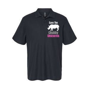 Save The Chubby Unicorns, Hipster, Funny Rhino Quote, Rhino Lover Softstyle Adult Sport Polo