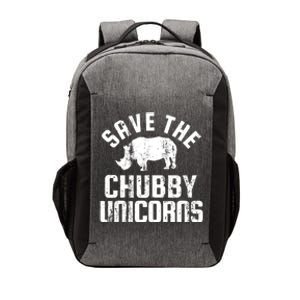 Save The Chubby Unicorns Funny Rhino Rhinoceros Gift Vector Backpack