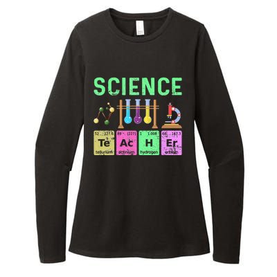 Science Teacher Chemist Physicist Vintage Womens CVC Long Sleeve Shirt