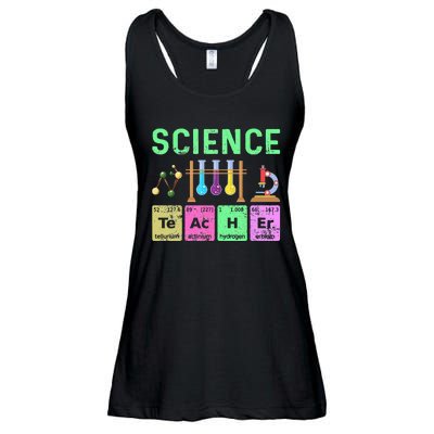 Science Teacher Chemist Physicist Vintage Ladies Essential Flowy Tank