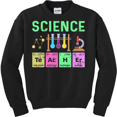 Science Teacher Chemist Physicist Vintage Kids Sweatshirt