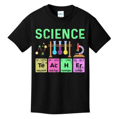 Science Teacher Chemist Physicist Vintage Kids T-Shirt