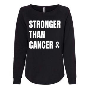 Stronger Than Cancer Womens California Wash Sweatshirt