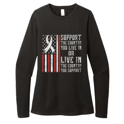 Support The Country You Live In The Country You Support Womens CVC Long Sleeve Shirt