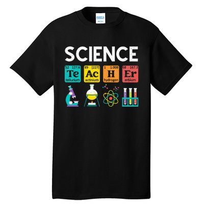 Science Teacher Chemistry Biology Physics Teacher Student Tall T-Shirt