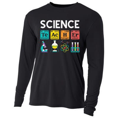 Science Teacher Chemistry Biology Physics Teacher Student Cooling Performance Long Sleeve Crew