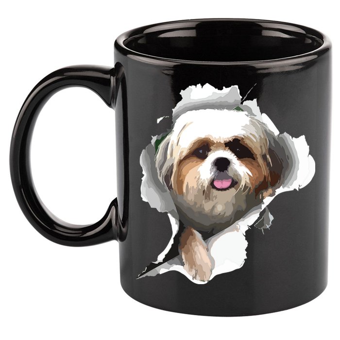 Shih Tzu Cute Shih Tzu Dog Shih Tzu Owner Shih Tzu 11oz C Handle Ceramic Mug