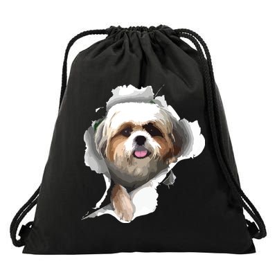 Shih Tzu Cute Shih Tzu Dog Shih Tzu Owner Shih Tzu Drawstring Bag