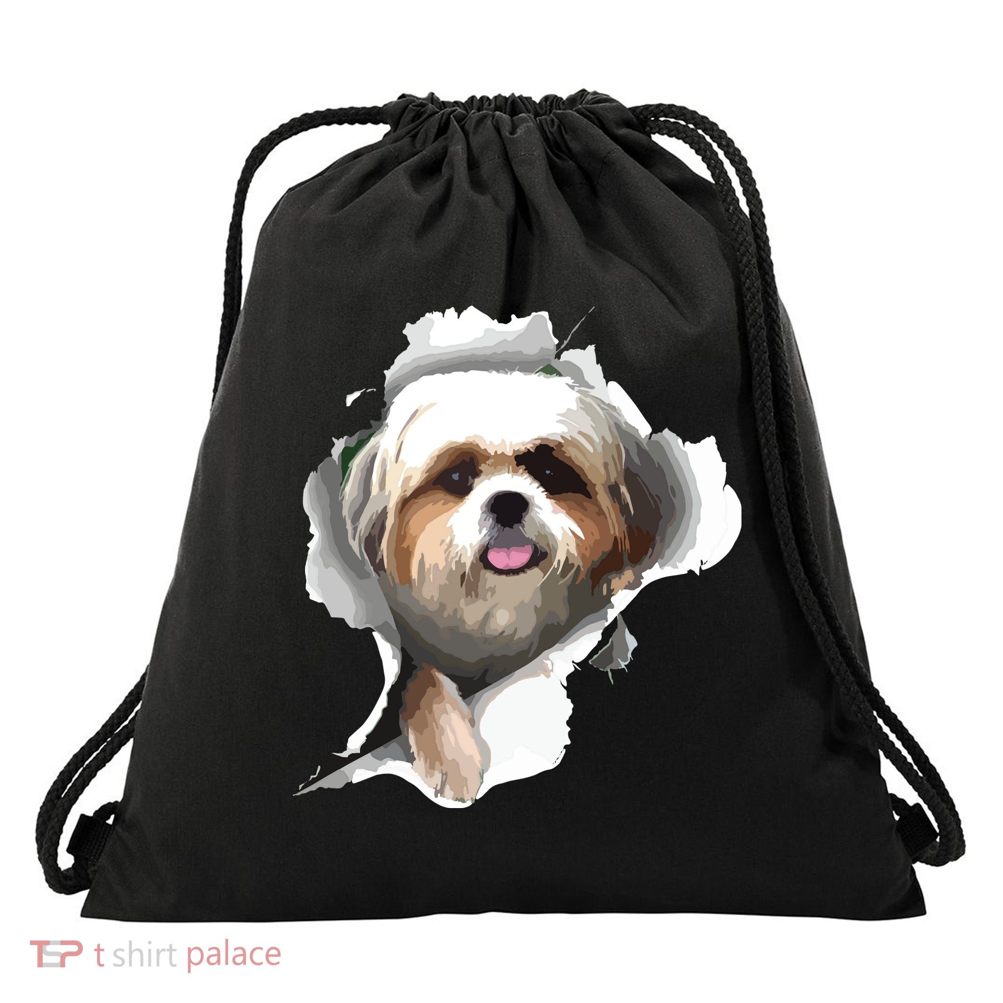 Shih Tzu Cute Shih Tzu Dog Shih Tzu Owner Shih Tzu Drawstring Bag