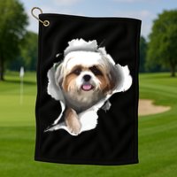 Shih Tzu Cute Shih Tzu Dog Shih Tzu Owner Shih Tzu Golf Towel