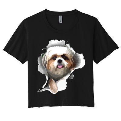 Shih Tzu Cute Shih Tzu Dog Shih Tzu Owner Shih Tzu Crop Top