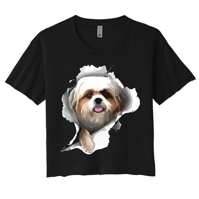 Shih Tzu Cute Shih Tzu Dog Shih Tzu Owner Shih Tzu Crop Top