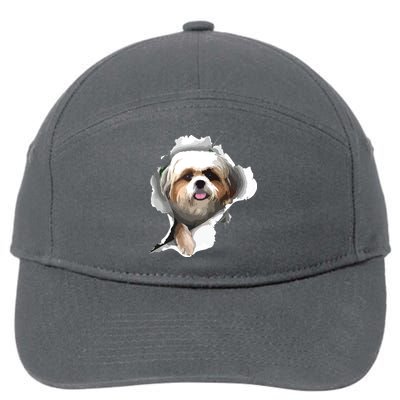 Shih Tzu Cute Shih Tzu Dog Shih Tzu Owner Shih Tzu 7-Panel Snapback Hat
