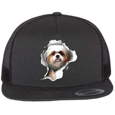 Shih Tzu Cute Shih Tzu Dog Shih Tzu Owner Shih Tzu Flatbill Hat