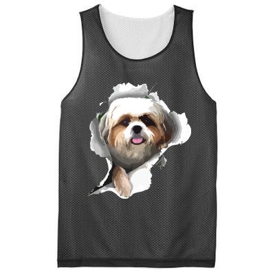 Shih Tzu Cute Shih Tzu Dog Shih Tzu Owner Shih Tzu Mesh Reversible Basketball Jersey Tank
