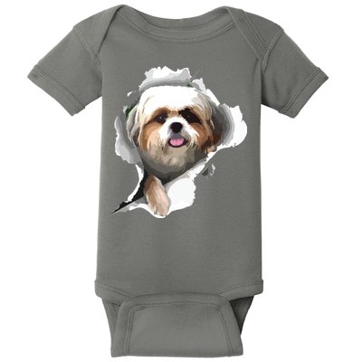 Shih Tzu Cute Shih Tzu Dog Shih Tzu Owner Shih Tzu Baby Bodysuit