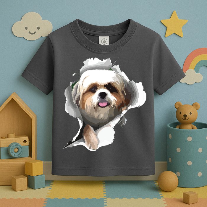 Shih Tzu Cute Shih Tzu Dog Shih Tzu Owner Shih Tzu Toddler T-Shirt