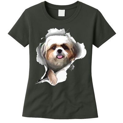 Shih Tzu Cute Shih Tzu Dog Shih Tzu Owner Shih Tzu Womens T-Shirt