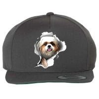 Shih Tzu Cute Shih Tzu Dog Shih Tzu Owner Shih Tzu Wool Snapback Cap